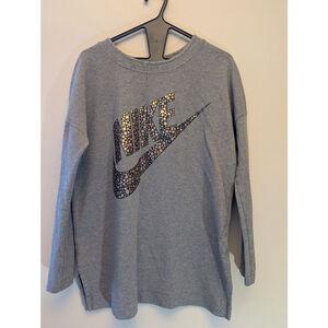 Women's Nike Gray & Gold Sweatshirt Size M